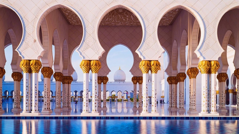 ancient, grand mosque, united arab emirates, historical, 1080P, abu dhabi, architecture