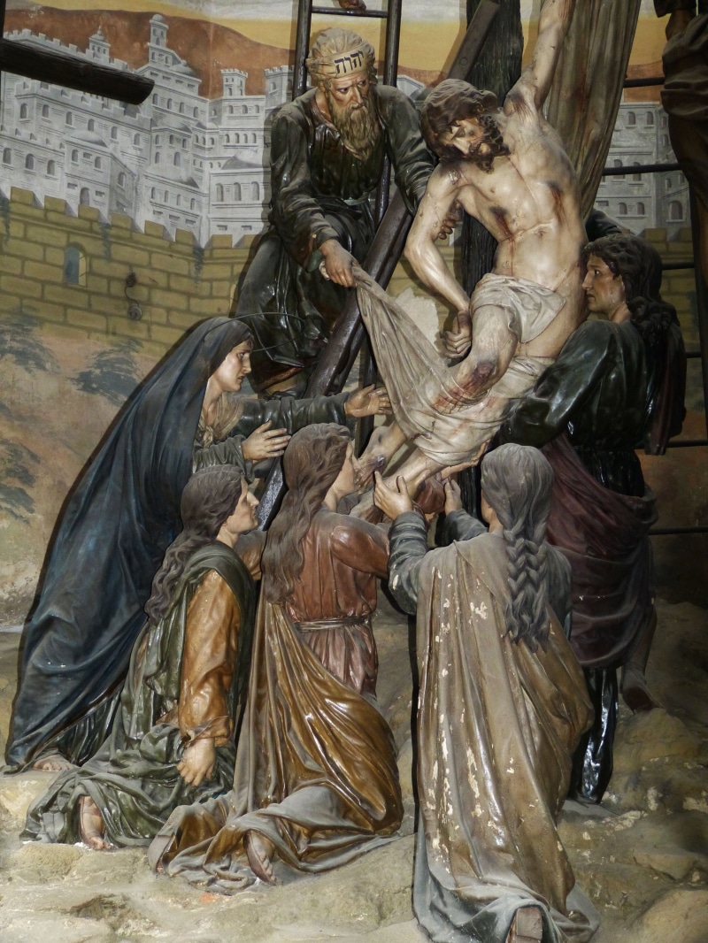christianity, human representation, cross, grieve, for sale, vertebrate, 4K, descent from the cross, the past, architecture, retail, indoors, passion