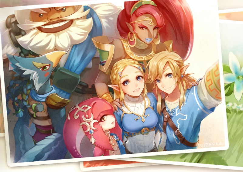 1080P, Mipha (The Legend Of Zelda), Daruk (The Legend Of Zelda), The Legend of Zelda: Breath of the Wild, Revali (The Legend Of Zelda), Zelda, Urbosa (The Legend Of Zelda)