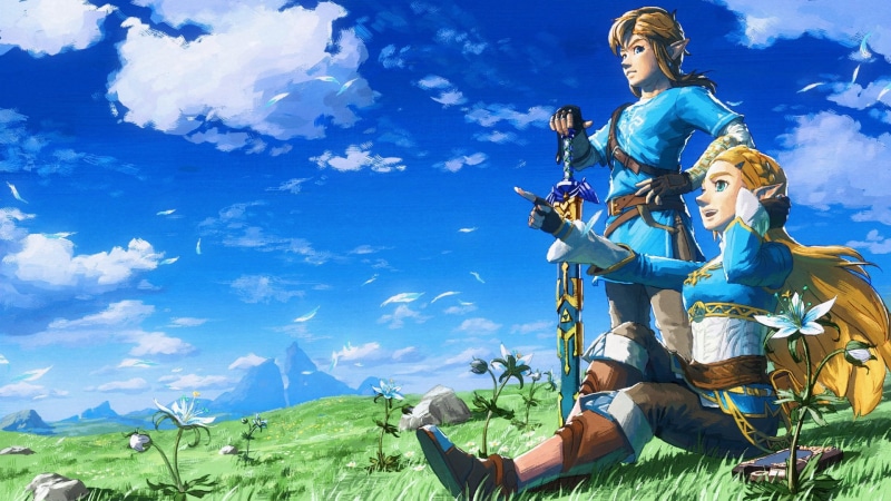 Zelda, adult, people, The Legend of Zelda: Breath of the Wild, females, clothing, emotion, fashion, nature, 1080P, outdoors, sky, cloud - sky, Link, women