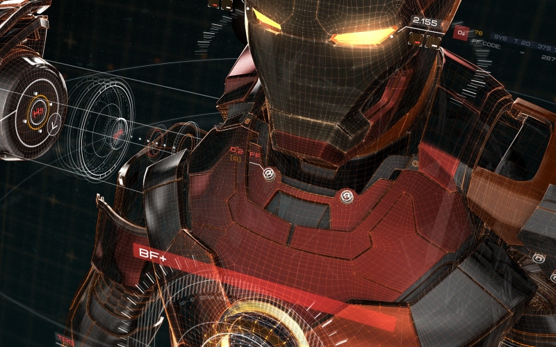 Iron Man, illuminated, art and craft, ironman, transportation, night, indoors, The Avengers, metal, 4K, built structure, nature, no people, shape, lighting equipment