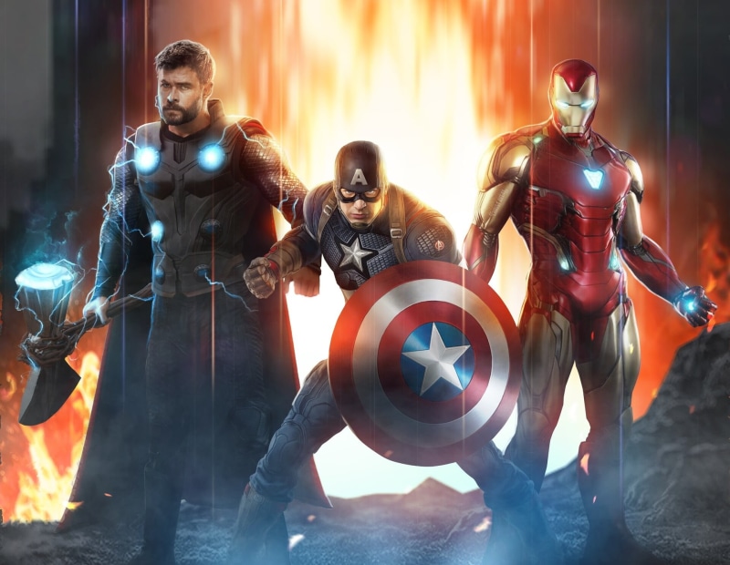 Marvel Comics, 1080P, Avengers EndGame, Captain America, The Avengers, Iron Man, Thor