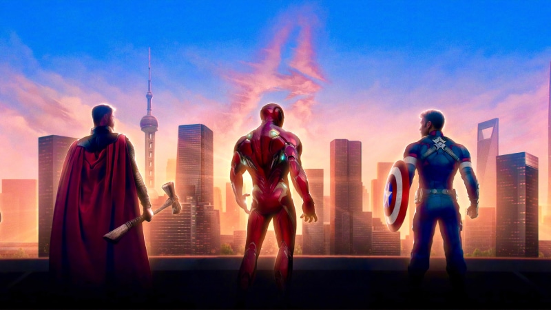 Thor, 4K, The Avengers, Captain America, Avengers, Iron Man, Avengers EndGame