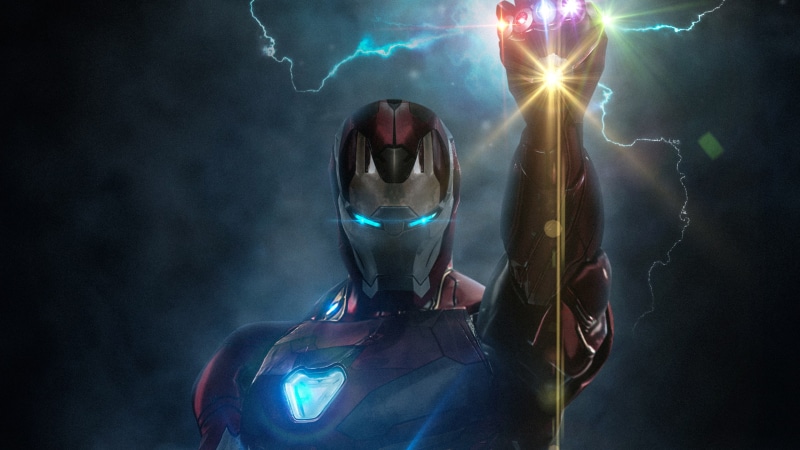 with, Gauntlet, Infinity, 2K, Iron, Man