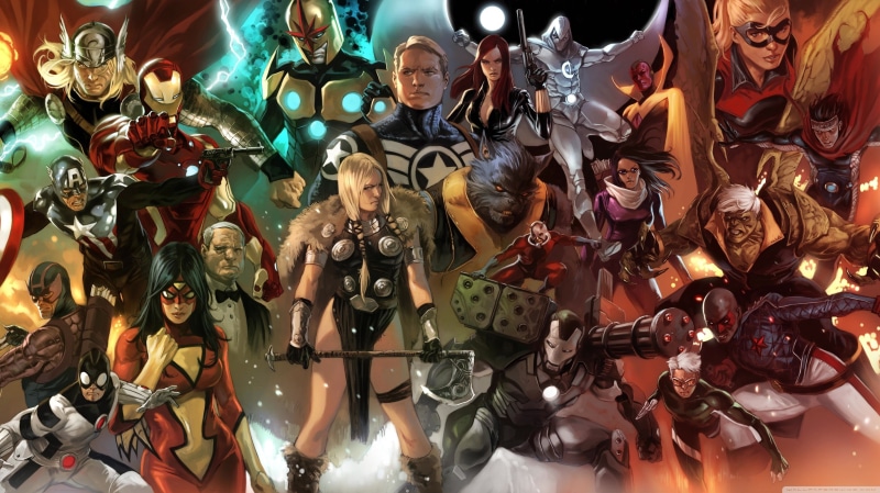 marvel, Hawkeye, male likeness, no people, fantasy, variation, men, backgrounds, indoors, multi colored, The Vision, night, human representation, figurine