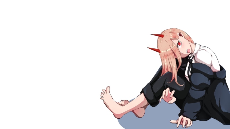 1080P, artwork, Chainsaw Man, horns, manga, red eyes, Devil, Power (Chainsaw Man)