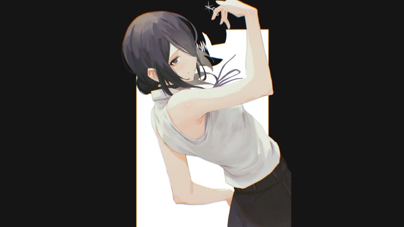 manga, 1080P, choker, Reze (Chainsaw Man), artwork, Devil, Chainsaw Man