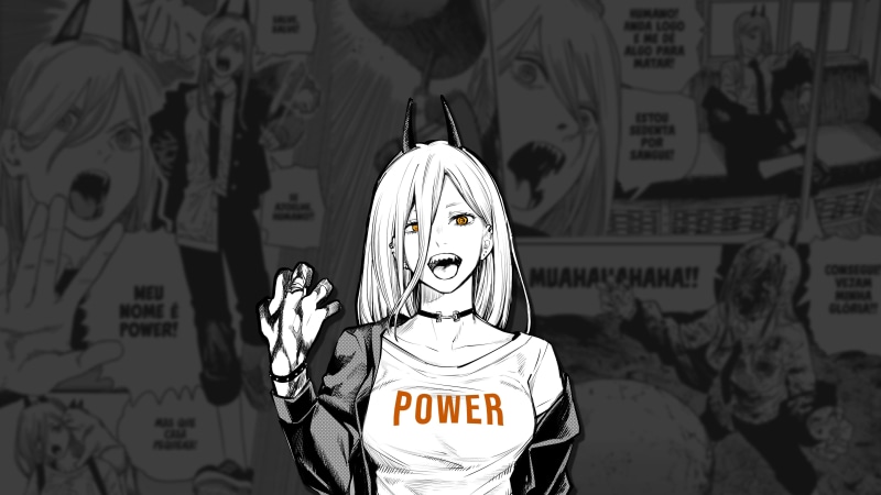 Chainsaw Man, Power (Chainsaw Man), 4K, manga
