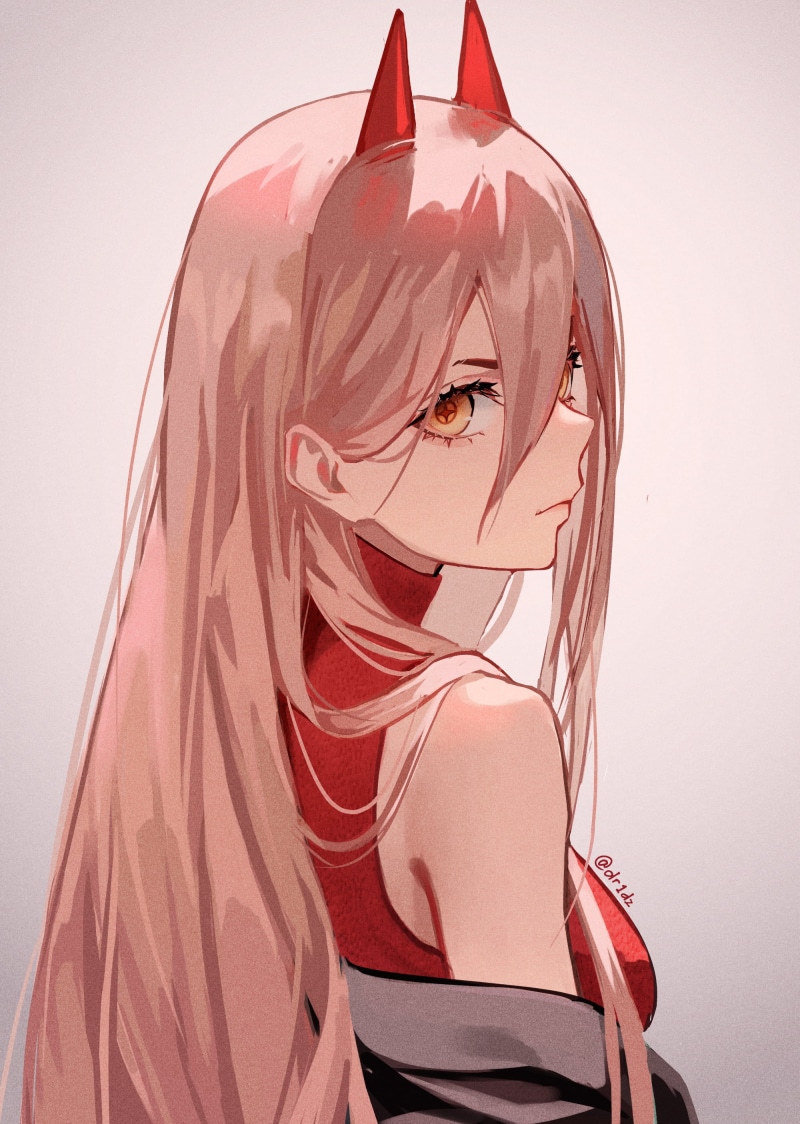 Drid, Power (Chainsaw Man), anime, anime girls, Chainsaw Man, 2K