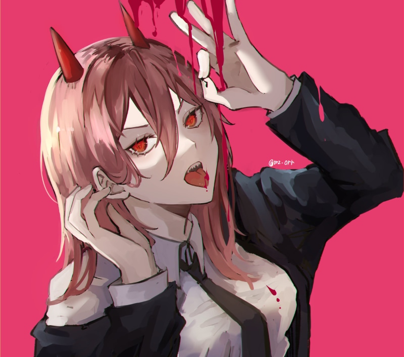 4K, Power(Character), anime girls, Chainsaw Man