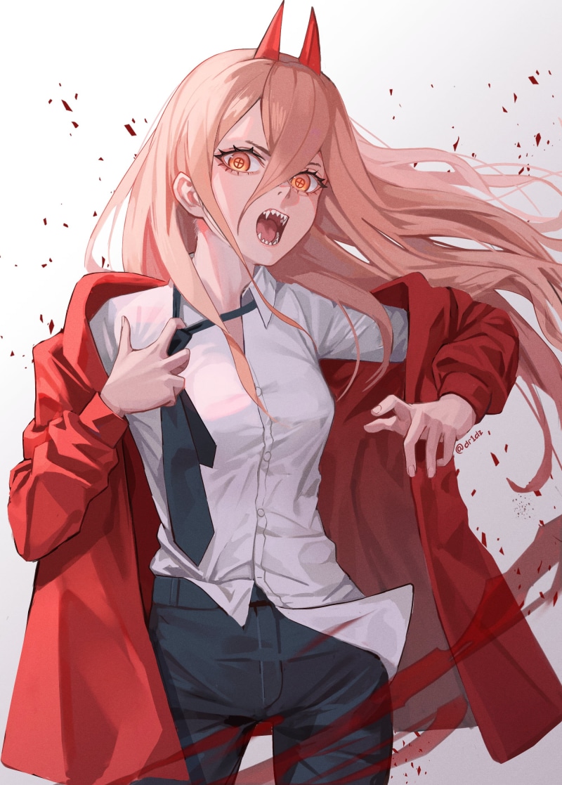 anime, 2K, Drid, anime girls, Power (Chainsaw Man)