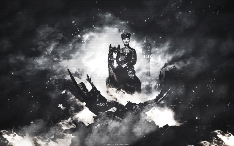 Mustafa Kemal Atatürk, collage, 1080P, Dishonored