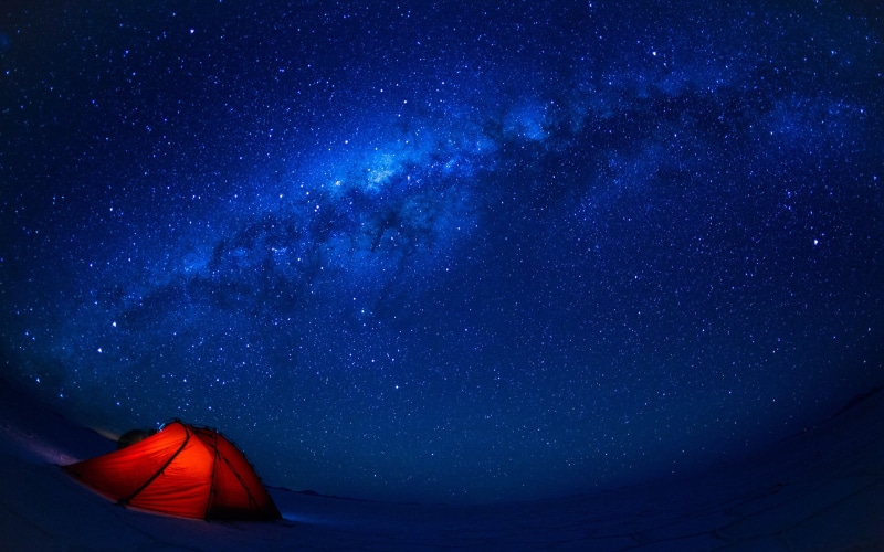 astronomy, camping, astrology, space and astronomy, dark, night, galaxy, space, beauty in nature, landscape, red, nature, dome, tranquil scene, scenics - nature