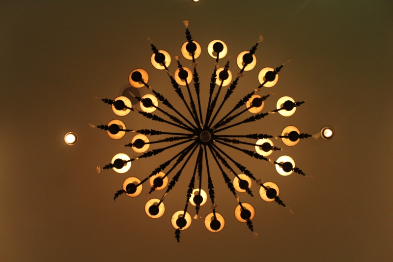 modern, wealth, sky, illuminated, 5K, modern interior, celebration, gold Colored, indoors, shape, night, decoration, bright, light house, chandelier, day