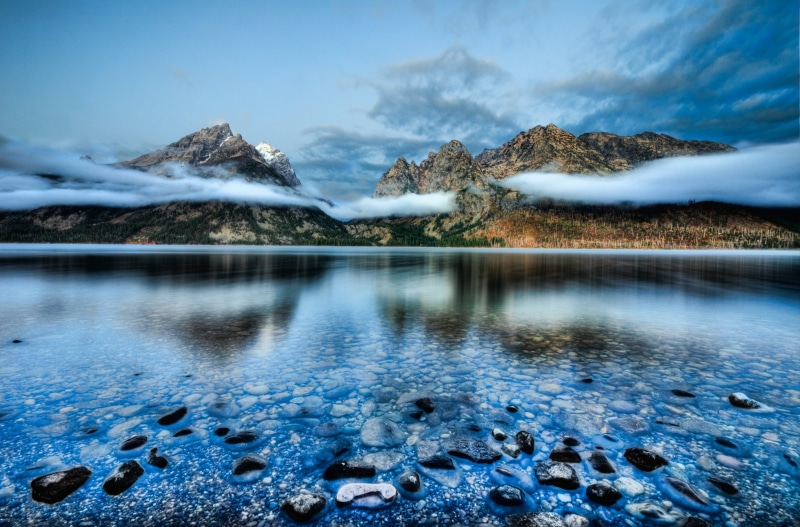 mountain Peak, Sunrise, Reflection, brown, outdoors, Still  Water, body, landscape, brown mountain, forest, 4K, mountain, scenics, beauty In Nature, body of water
