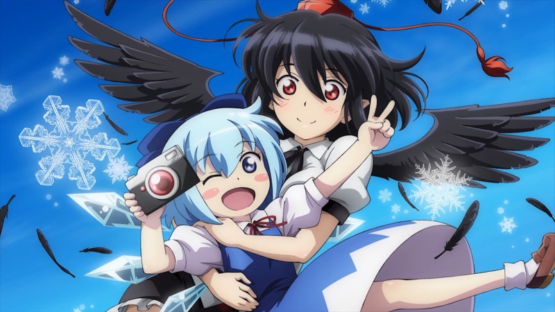 1080P, Anime, Aya Shameimaru, Cirno (Touhou), Touhou