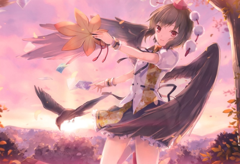 Anime, Aya Shameimaru, Touhou, 1080P