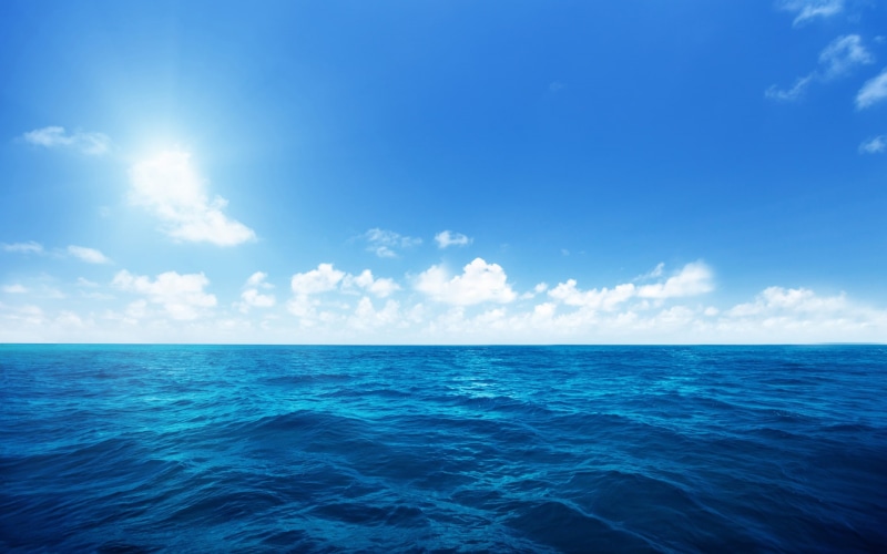 sea, horizon, ocean, tropics, water, waves, sky, 1080P