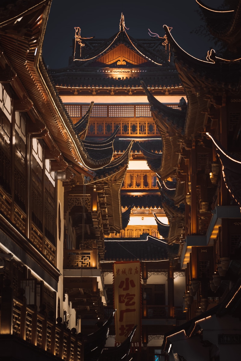 outdoors, no people, asia, place of worship, tourism, pagoda, built structure, connection, beautiful, city, building, black, 4K, architectural feature