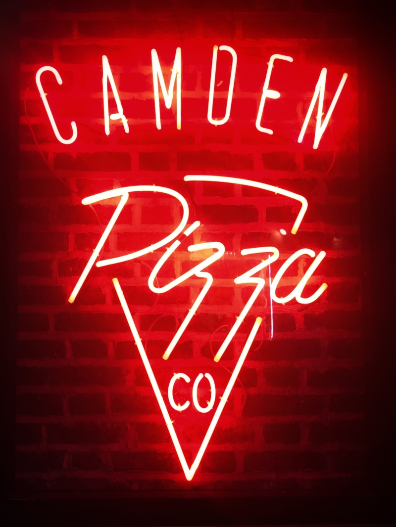 lighting equipment, night, design, neon lights, glowing, nightlife, message, commercial sign, neon sign, red, no people, camoen, neon, brick wall, capital letter