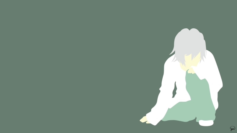 women, adult, Near (Death Note), obscured face, one person, anime boys, three quarter length, unrecognizable person, Death Note, young adult, leisure activity