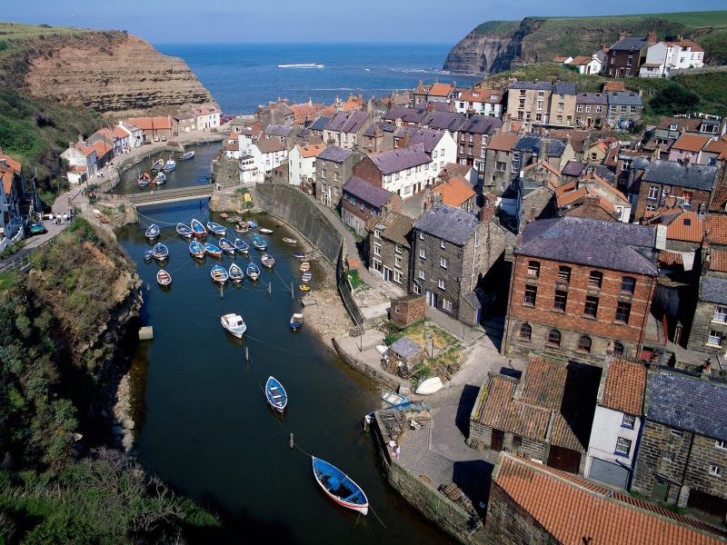 720P, boat, engl, whitby, staithes, wooden, england, near, lot