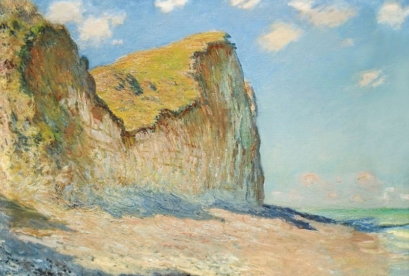picture, Cliffs near Purvis, Claude Monet, 1080P, landscape