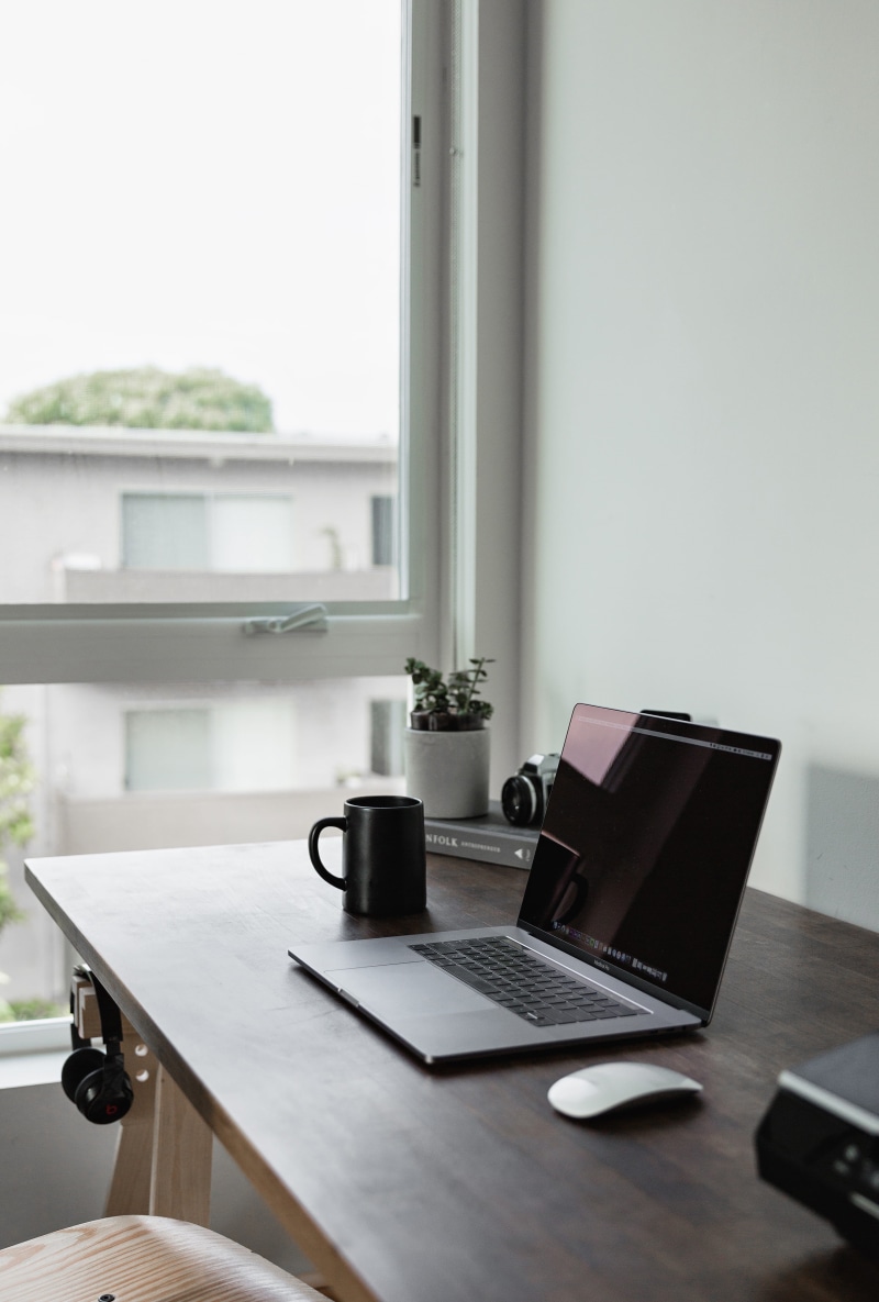 light, turned, turn, tech, home, workplace, black, day, plant, food and drink, laptop, technology, open, connection, indoors, home office, camera, desk