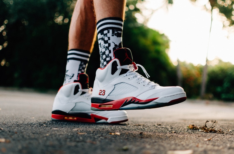 footwear, sports shoe, shoe, sport, outdoors, wearing, 4K, shoes, limb, lifestyles, healthy lifestyle, leisure activity, street, sock, activity, leg, trainer