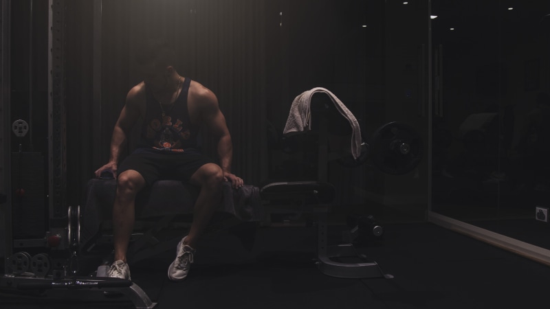 5K, working out, full length, gym, top, person, weight, lifestyles, black, australia, qld, flooring, glass - material, shorts, adult, reflection, grey