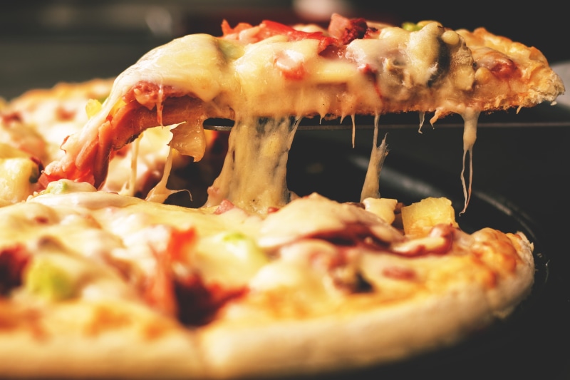 cheese, ready-to-eat, food, Pizza, pastry Dough, junk Food/Fast Food, pizzeria, temptation, meat, slice, tomato, 4K, pizzas, food And Drink, food/Drink