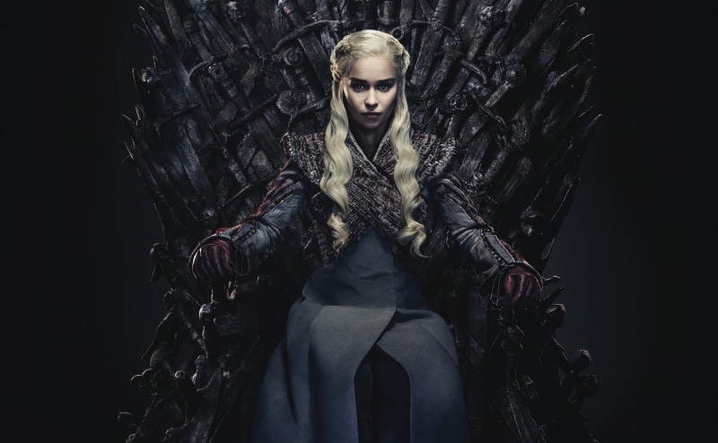 Daenerys Targaryen, tv series, Emilia Clarke, women, Iron Throne, 2K, Game of Thrones, fantasy girl, blonde