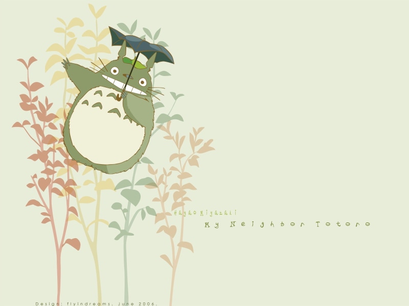 plant, Studio Ghibli, mammal, design, leaf, animal, animal representation, art and craft, animal themes, My Neighbor Totoro, nature, representation, backgrounds