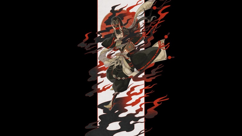 paper, no people, craft, close-up, youkai, black background, manga, decoration, art and craft, origami, cut out, copy space, pattern, 1080P, nature, Japan