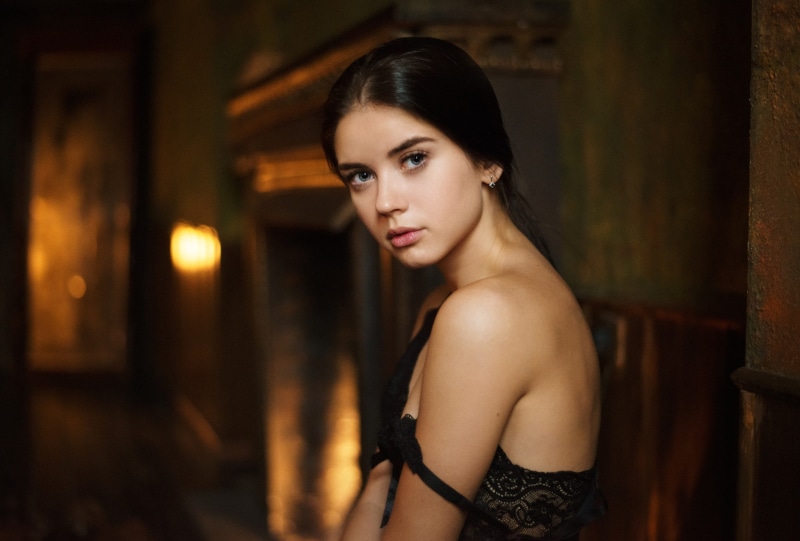 1080P, blue eyes, women, portrait, Tatiana Kozelkina, Maxim Maximov