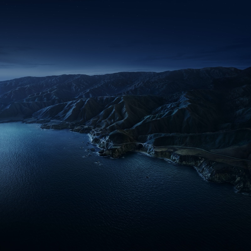 clouds, 5K, Mac OS X, water, Big Sur, mountains, Apple Inc., landscape