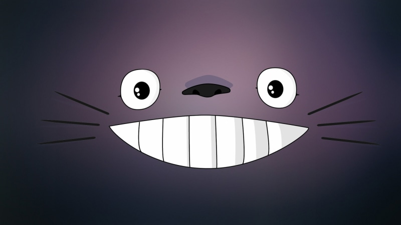 anime, hd, my, face, neighbor, cartoon/comic, 1080P, totoro
