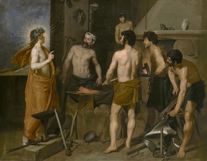 art and craft, shirtless, painting, architecture, Greek mythology, young men, standing, full length, young adult, classic art, adult, clothing, history