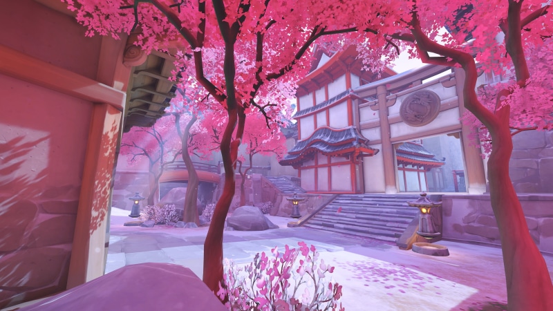 Hanamura (Overwatch), top, Overwatch, table, day, brown, house, beauty in nature, glass, growth, freshness, furniture, Christmas, wooden, pink color, no people