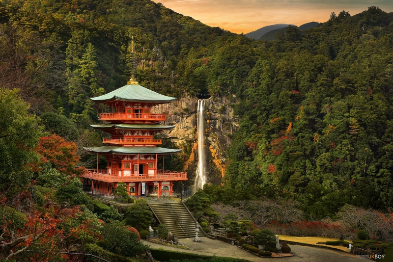 Seiganto-Ji, Wakayama, Nachi Falls, Wakayama Prefecture, Japan, Temples, Temple, 1080P