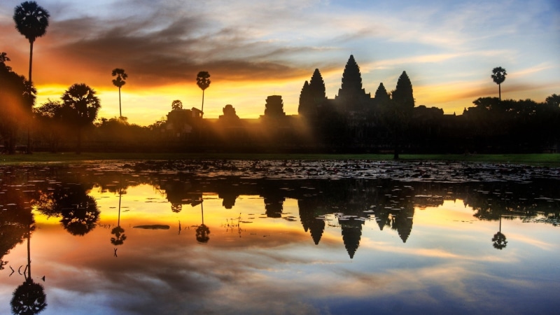 1080P, nature, art, Cambodia, wat, hd, x, angkor, lakes
