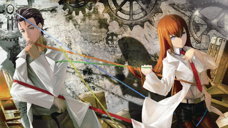 built structure, females, characters, time travel, long, real people, indoors, leisure activity, day, fashion, Okabe Rintarou, standing, sleeved, Steins;Gate