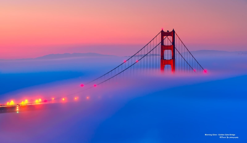 sea, Golden Gate Bridge, famous Place, dusk, california, Glow, USA, Golden  Gate  Bridge, san, golden, SFist, francisco, San Francisco  California, bridge