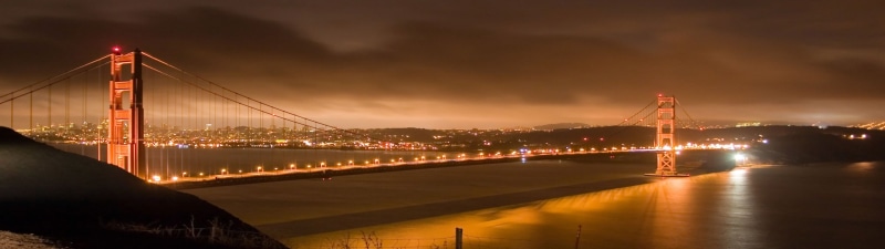 new, gate, skyscraper, multiple display, transportation, reflection, 4K, building, San Francisco, bridge - man made structure, golden, city, cityscape