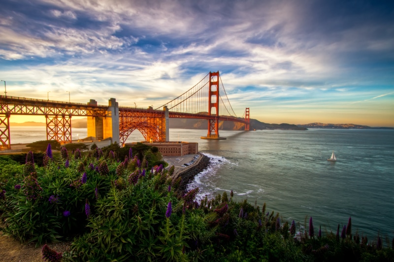 tourism, san Francisco County, landscape, pacific Ocean, city, cityscape, day, international Landmark, golden Gate Bridge, water, urban Skyline, travel