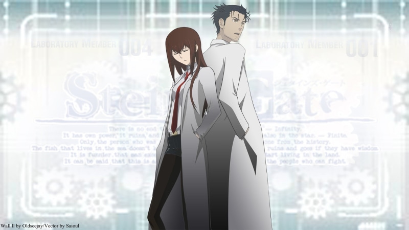 anime girls, Steins;Gate, Okabe Rintarou, 1080P, Makise Kurisu, anime
