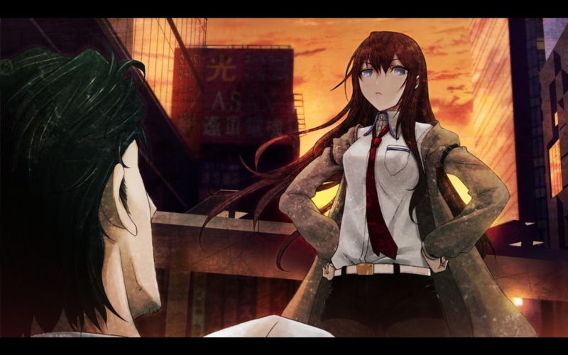 front view, adult, indoors, costume, lifestyles, long hair, Steins;Gate, real people, one person, Okabe Rintarou, human representation, standing, anime