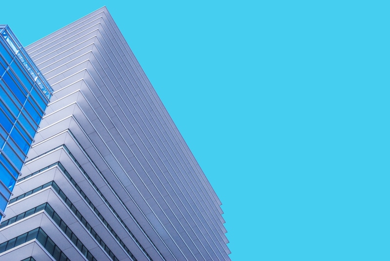 nature, office Building, sky, built Structure, low, no people, gray, tower, 4K, blue sky, city, business, downtown District, building, photography, blue