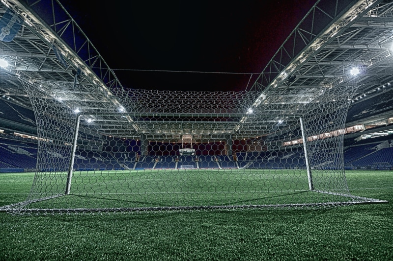plant, lights, sports Venue, outdoors, team sport, field, green Color, Stadium, grass, nature, blue, 5K, Dragon, Night, dragons stadium, american Football Stadium