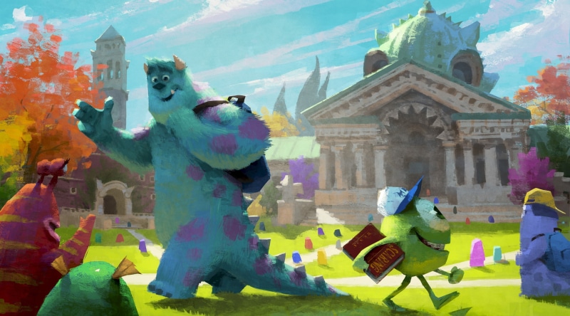 building, building exterior, statue, belief, craft, monster university, representation, monster, Cartoons, concept art, no people, human representation